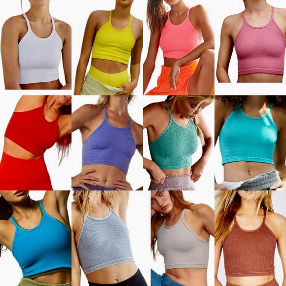 NWOT! Free People Happiness Runs Crop Tank XS/S - Picture 9 of 10